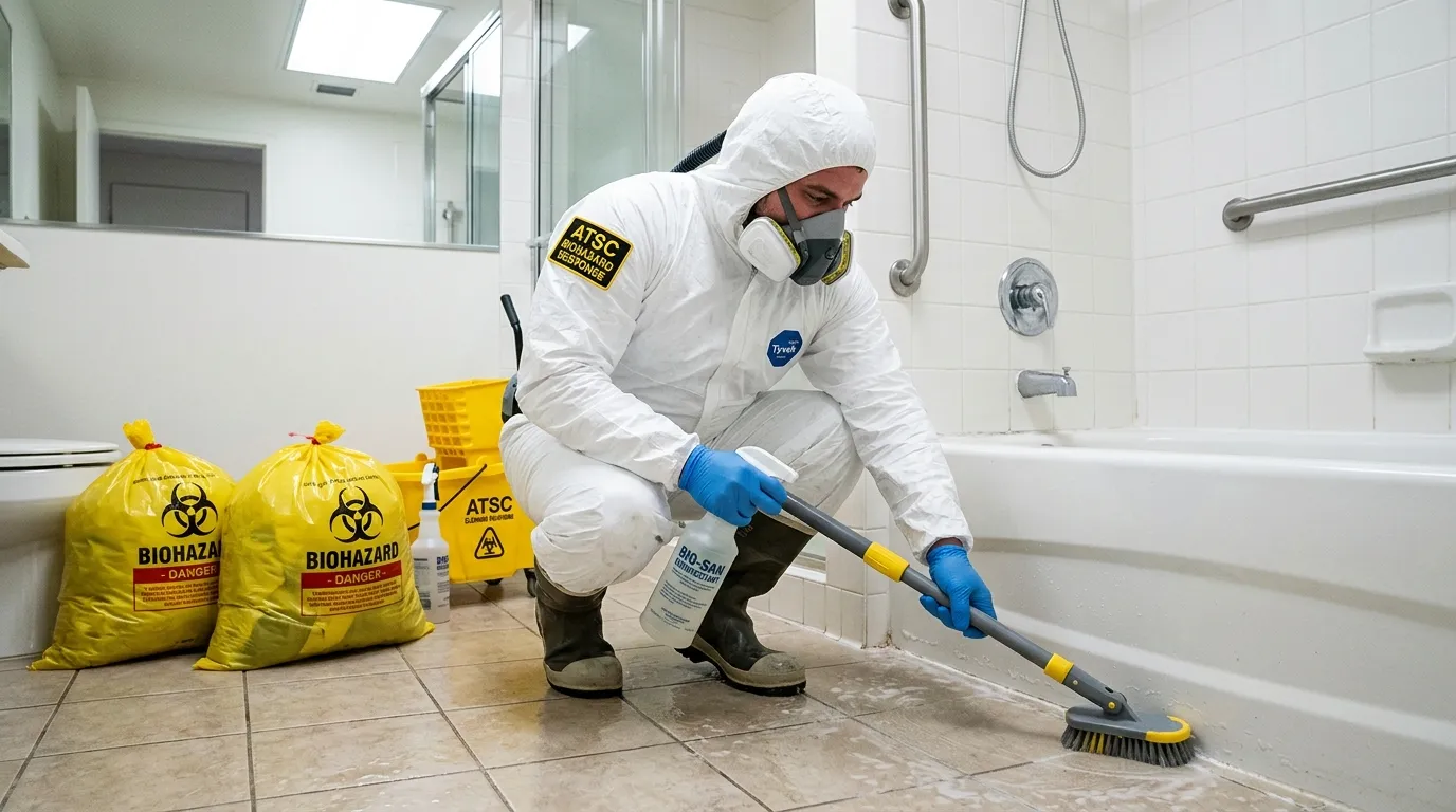 Decontamination equipment deployed for Blood Cleanup in Lake Mohegan